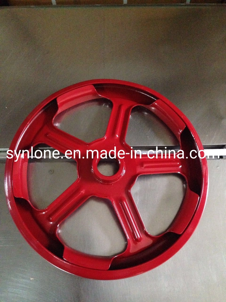 Made in China Stamping Steel Hand Wheel for Vertical Machining Center Accessories